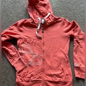 Orb Coral Zip Up Hoodie